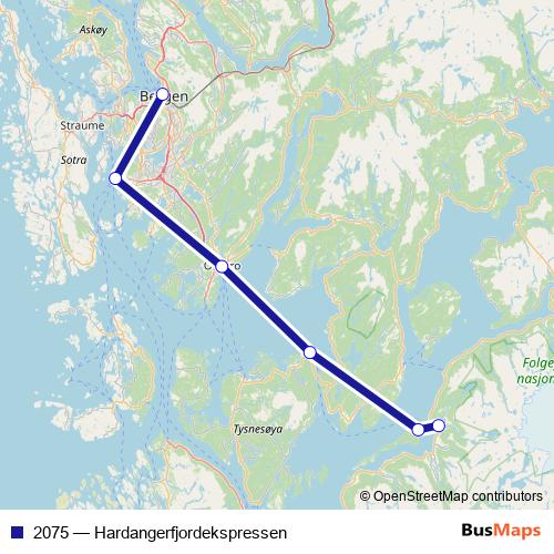 2075 ferry Line Map