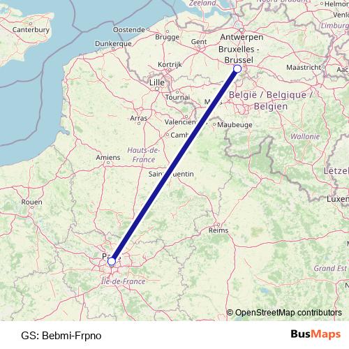 GS: Bebmi-Frpno rail Line Map