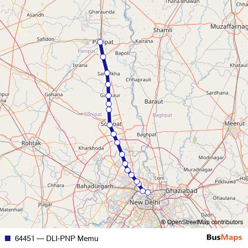 64451 rail Line Map