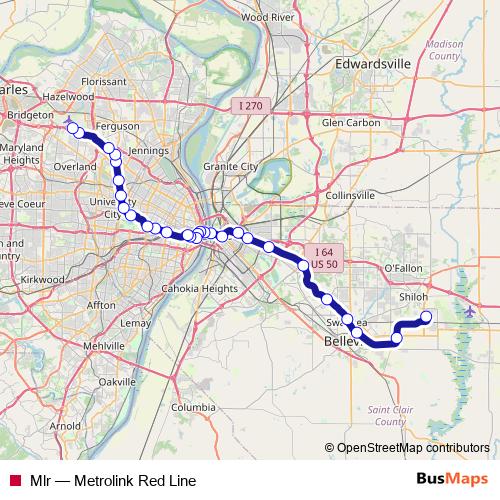 Mlr rail Line Map