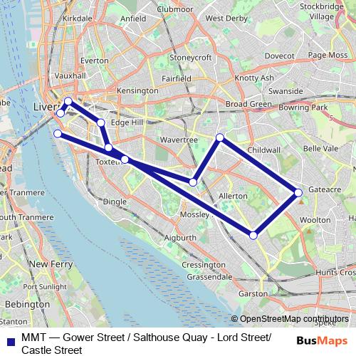 MMT bus Line Map