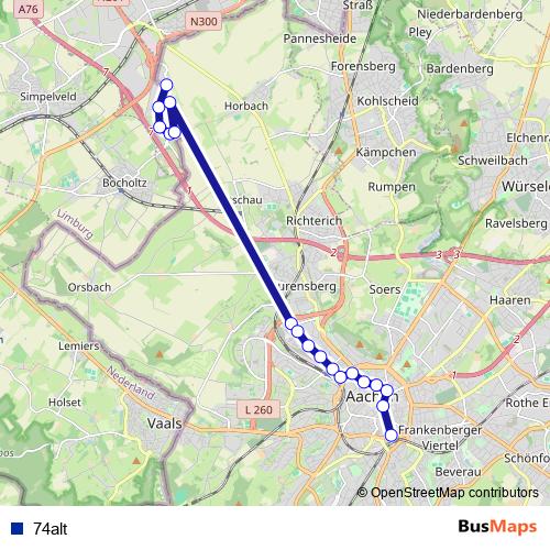 74alt metro Line Map