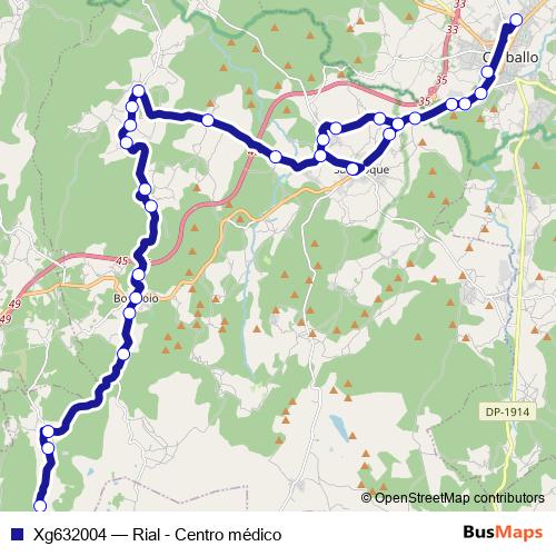 Xg632004 bus Line Map