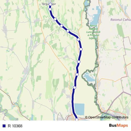 R 10368 rail Line Map
