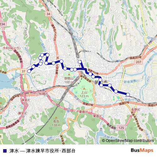 津水 bus Line Map