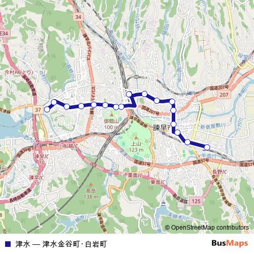 津水 bus Line Map