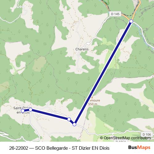 26-22002 bus Line Map