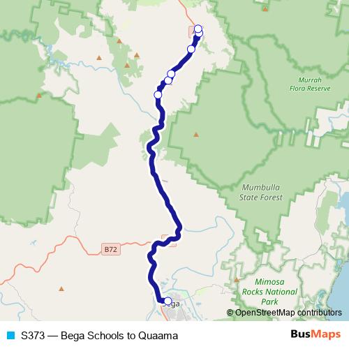 S373 bus Line Map
