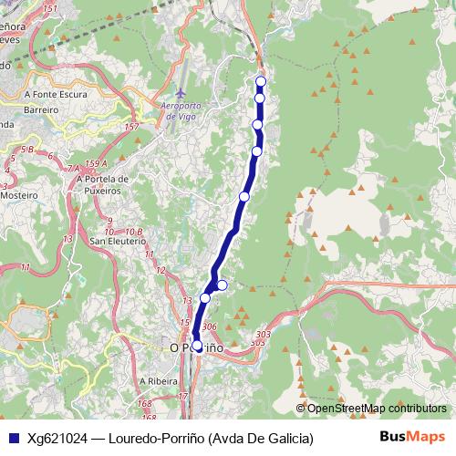 Xg621024 bus Line Map