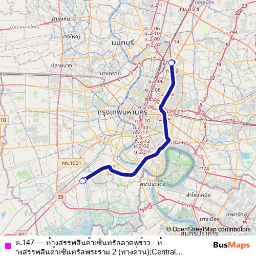ต.147 bus Line Map