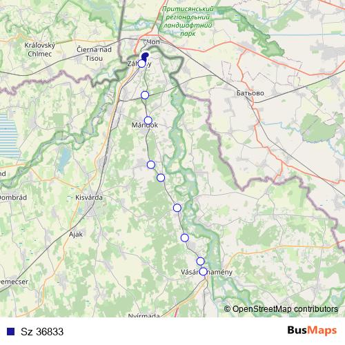 Sz 36833 rail Line Map