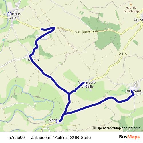 57eau00 bus Line Map