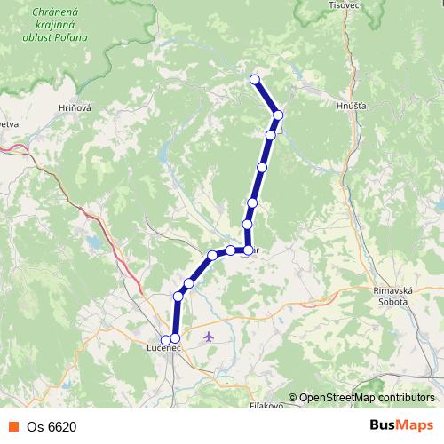 Os 6620 rail Line Map