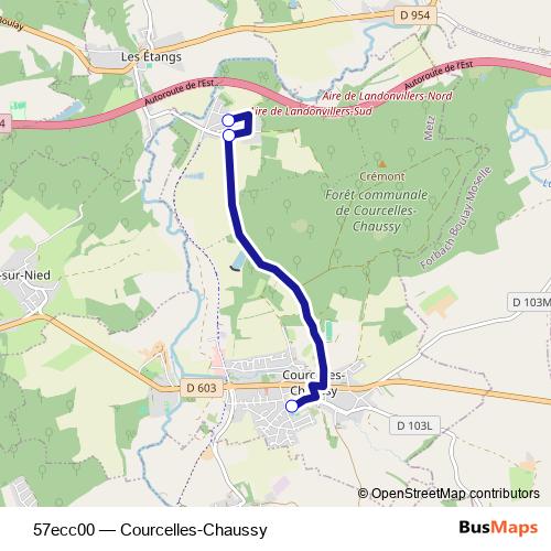 57ecc00 bus Line Map