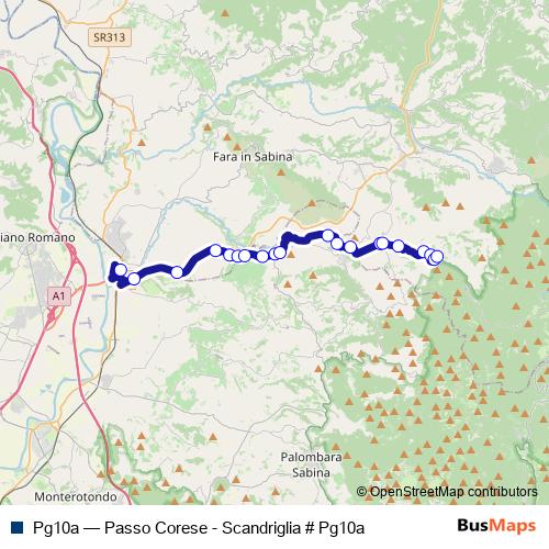 Pg10a bus Line Map