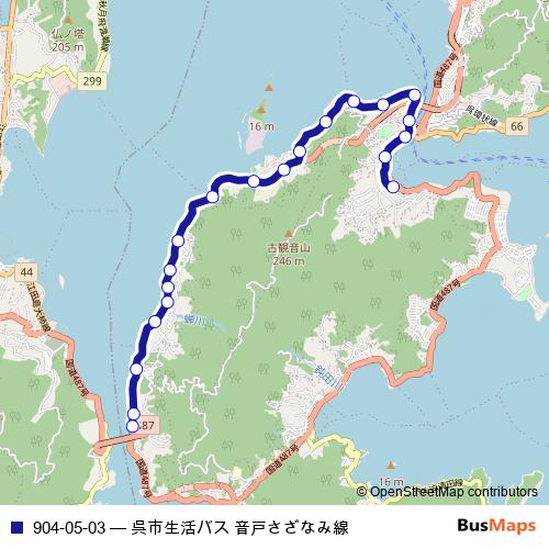 904-05-03 bus Line Map