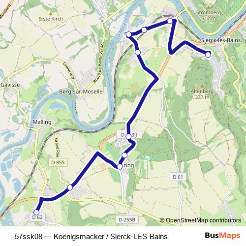 57ssk08 bus Line Map