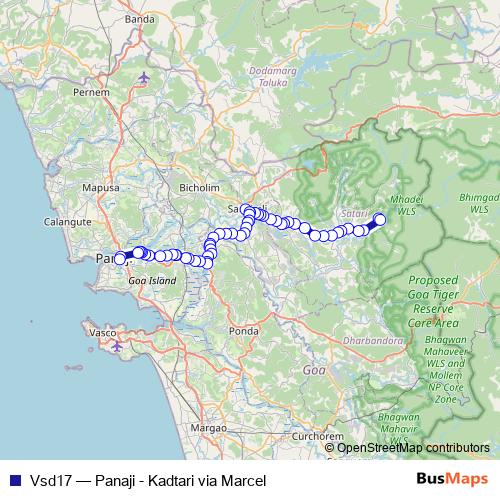 Vsd17 bus Line Map