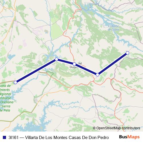 3l161 bus Line Map