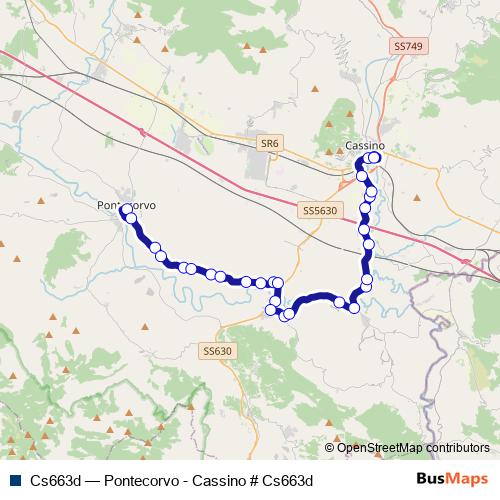 Cs663d bus Line Map