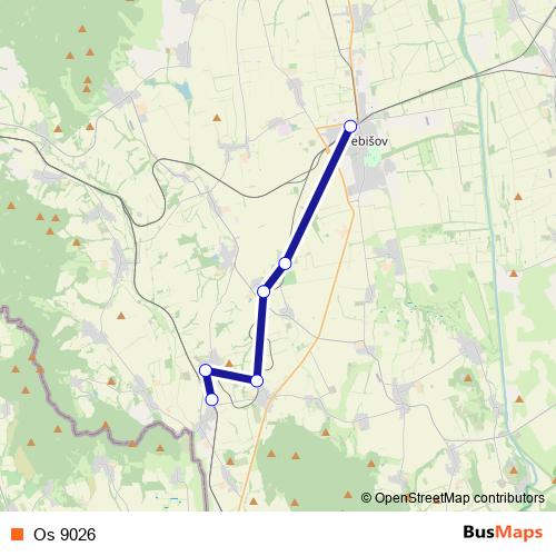 Os 9026 rail Line Map