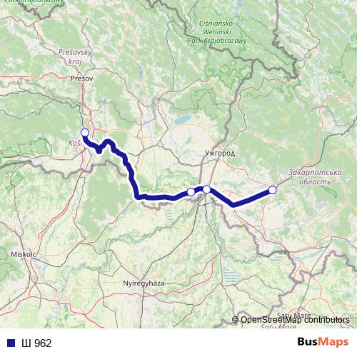 Ш 962 rail Line Map