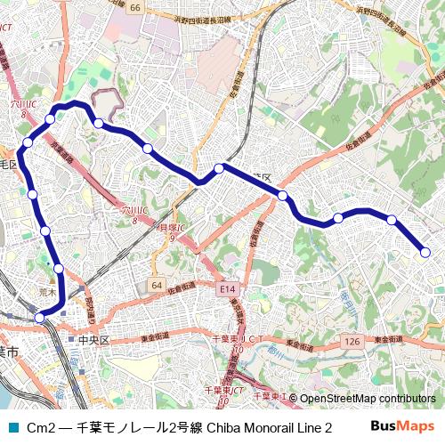 Cm2 monorail Line Map