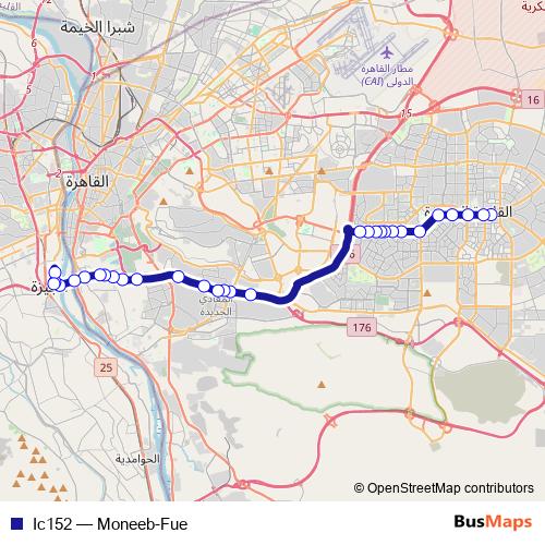Ic152 bus Line Map