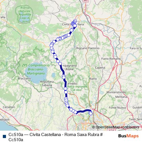 Cc510a bus Line Map