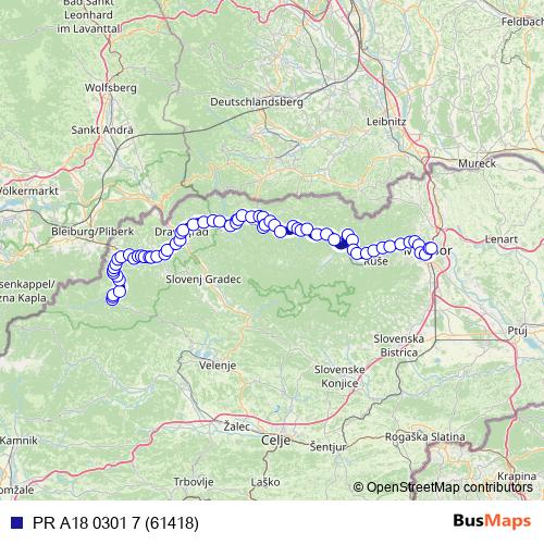 PR A18 0301 7 (61418) bus Line Map