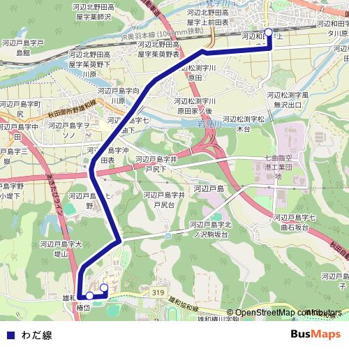 わだ線 bus Line Map