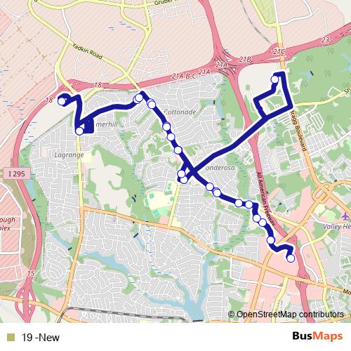 19 -New bus Line Map