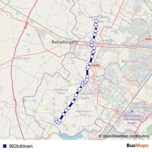962lstldown bus Line Map