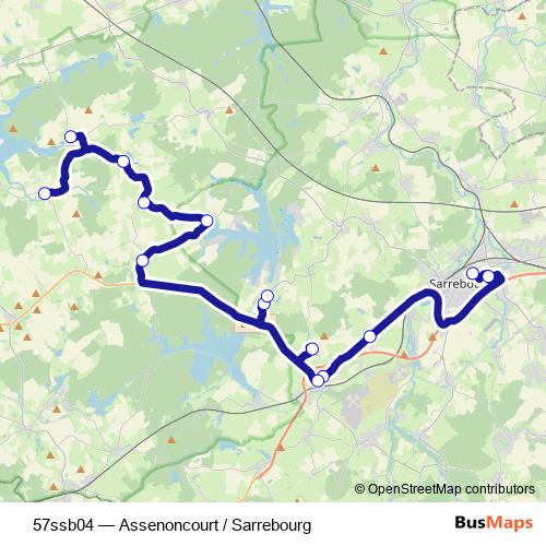 57ssb04 bus Line Map