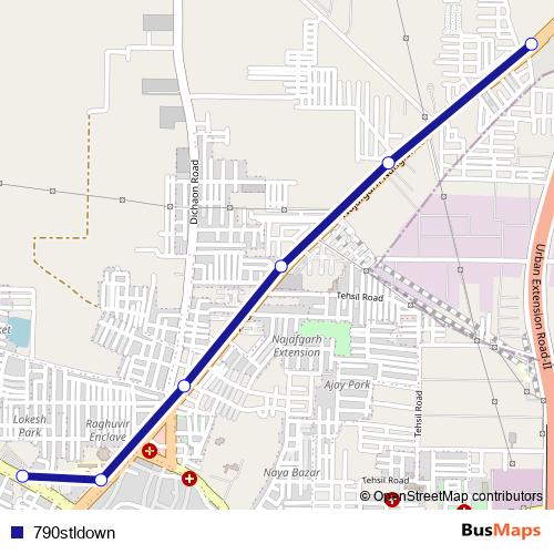 790stldown bus Line Map