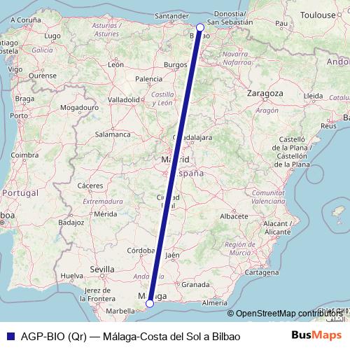 AGP-BIO (Qr) air Line Map