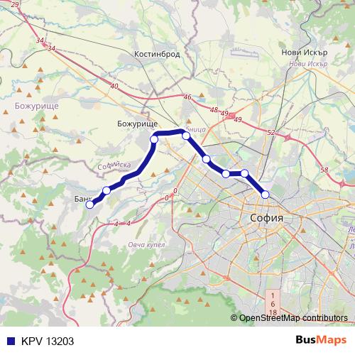 KPV 13203 rail Line Map