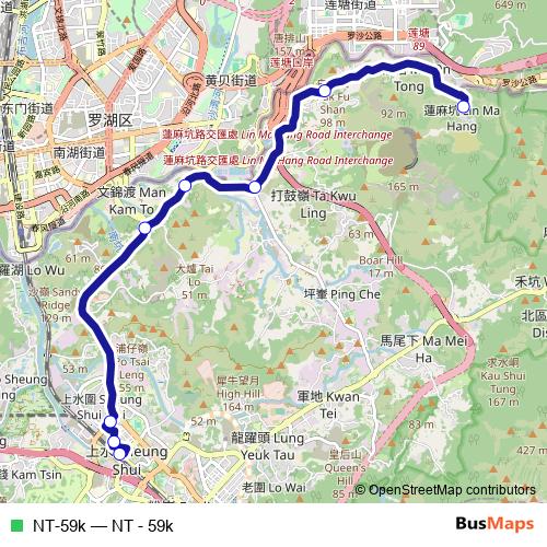 NT-59k bus Line Map
