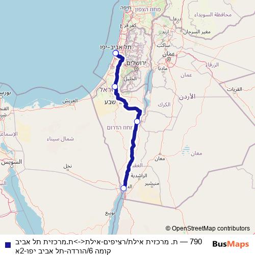 790 bus Line Map