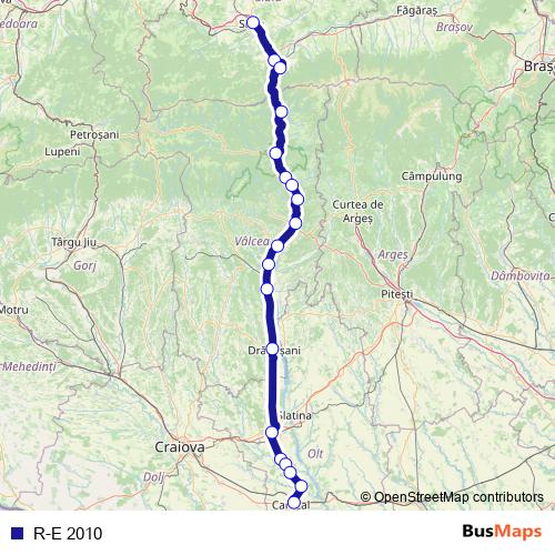 R-E 2010 rail Line Map