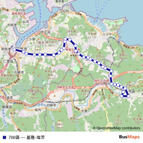 788區 bus Line Map