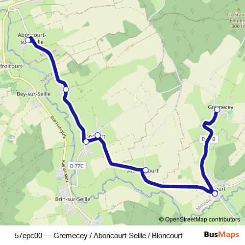 57epc00 bus Line Map