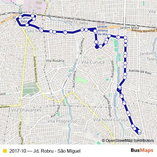 2017-10 bus Line Map