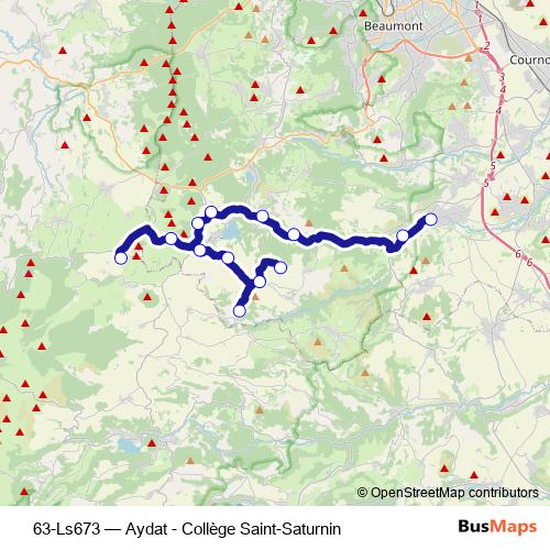 63-Ls673 bus Line Map
