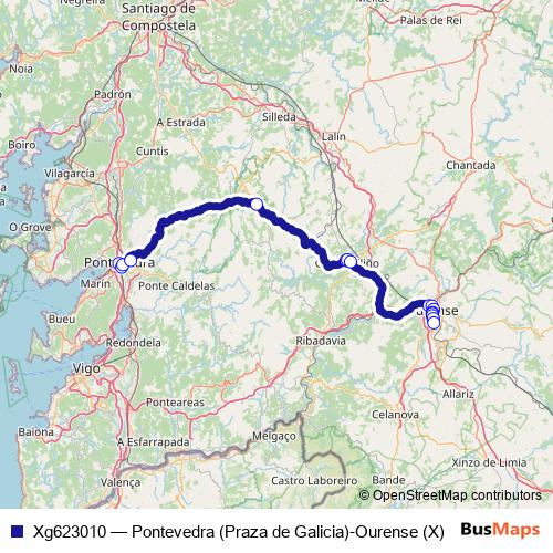 Xg623010 bus Line Map