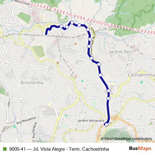 9005-41 bus Line Map