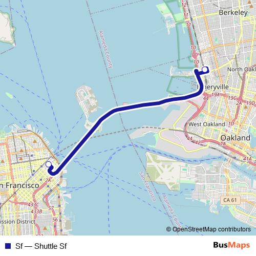 Sf bus Line Map
