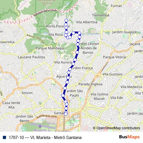 1787-10 bus Line Map