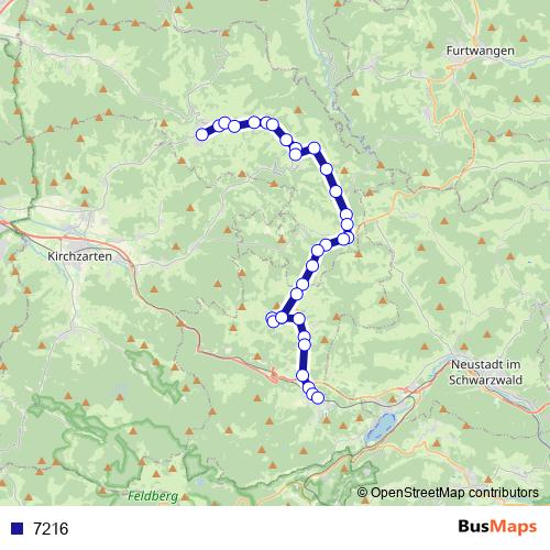 7216 bus Line Map
