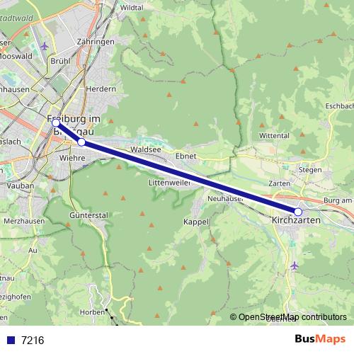 7216 bus Line Map